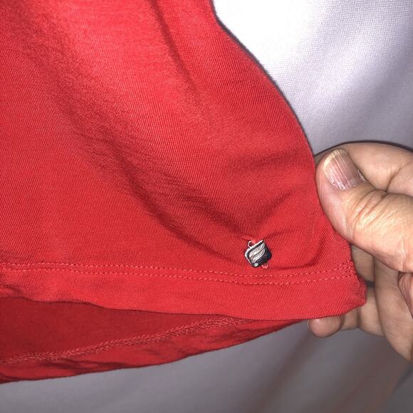 Fabletics Loretta Cherry Red Scoop Neck Tank Top. Size Medium - Picture 4 of 4